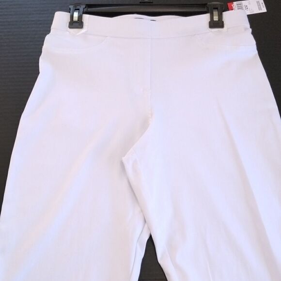 White Dress Capri Pants - Picture 5 of 8